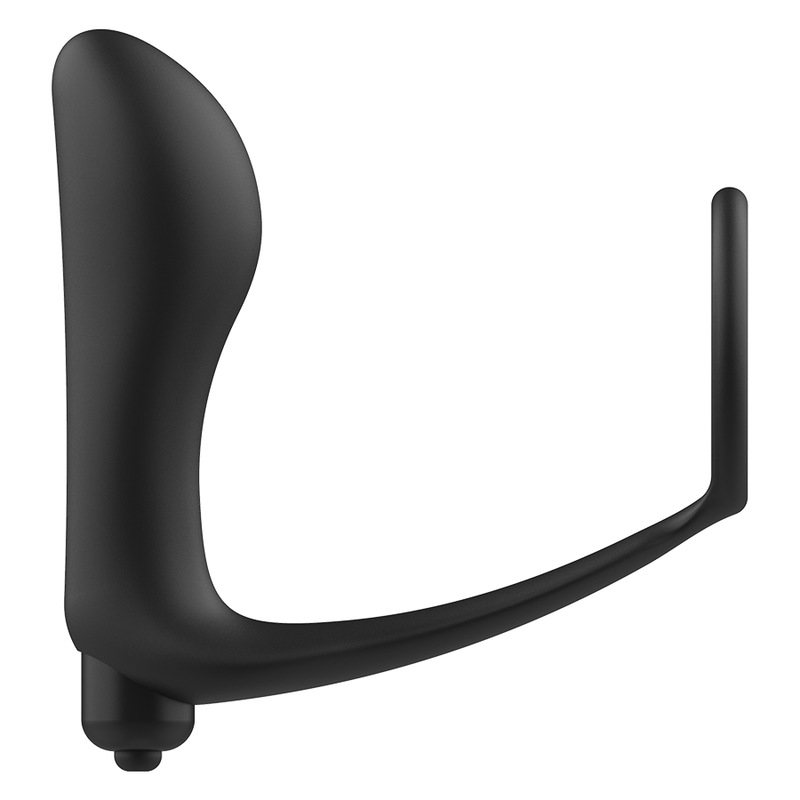Addicted Toys – Massaggiatore Anale con Anello per Pene in Silicone Medicale