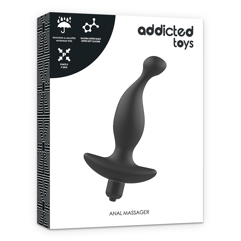 Addicted Toys – Massaggiatore Prostatico Vibrante in Silicone Medicale