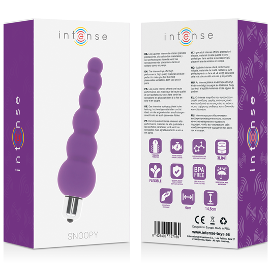 INTENSE Snoopy – Vibratore Anale o Vaginale in Silicone con 7 Modalità