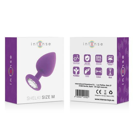 Intense Toys – Plug Anale in Silicone con Base a Diamante