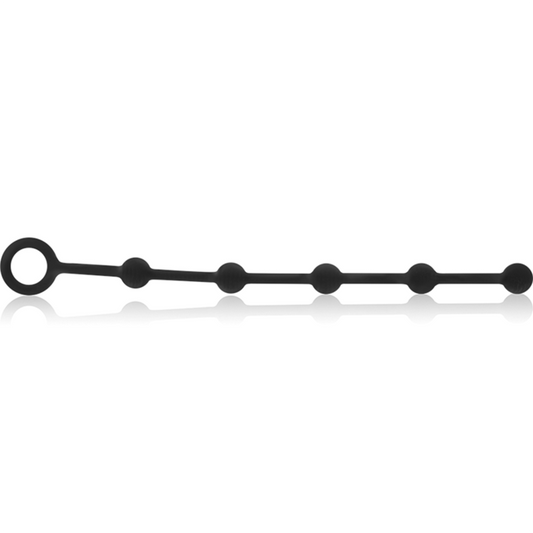 Black&Silver™ Korg Beads™ – Palline Anali in Silicone 21 CM