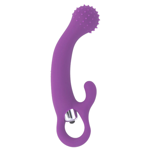 Vibratore Punto G con Stimolazione Clitoridea Naila – Intense Toys