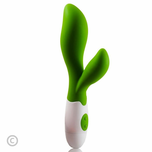 Pretty Love – Vibratore Rampante Verde/Bianco 30 Vibrazioni
