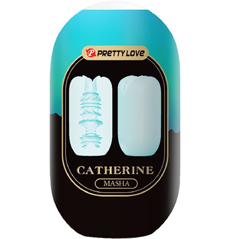 Masturbatore Pretty Love Egg Hard Boiled Blu con Texture Stimolanti