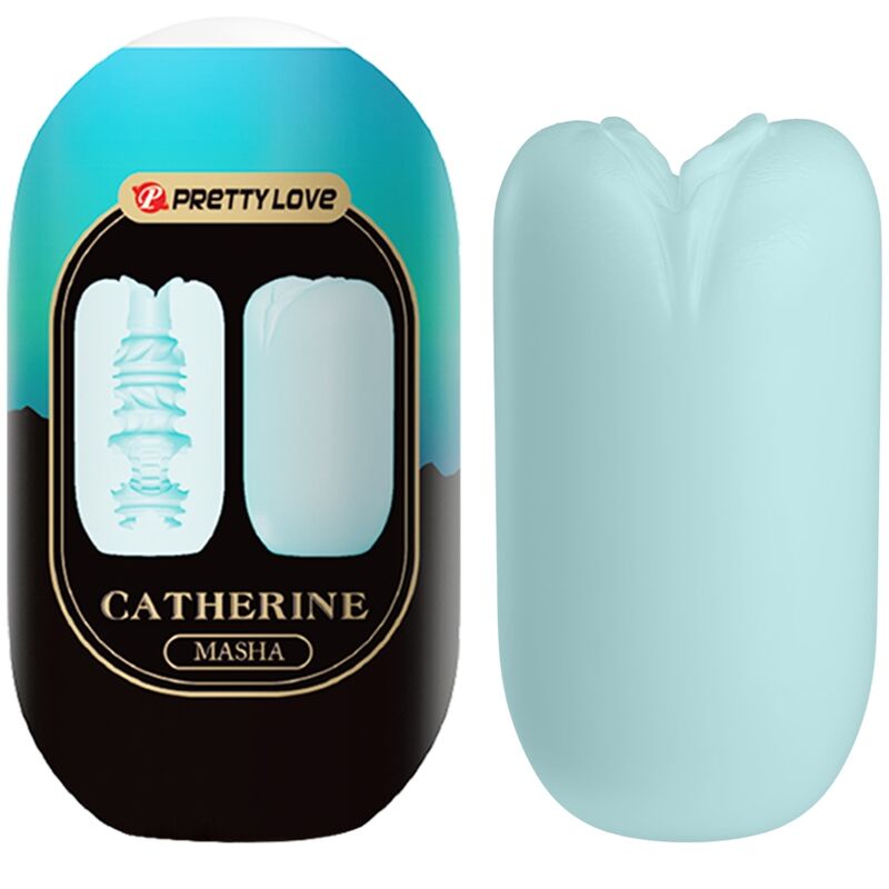 Pretty Love – Masturbatore Egg Hard Boiled Blu con Texture Stimolanti