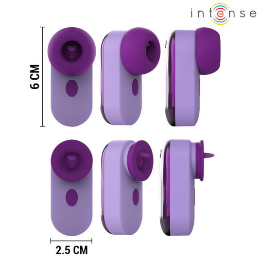 Sabrina – Stimolatore Clitorideo Compatto Rosa/Violetto di INTENSE