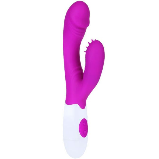 Vibratore Rabbit Lilla & Bianco – Doppio Motore e Rotazione Stimolante